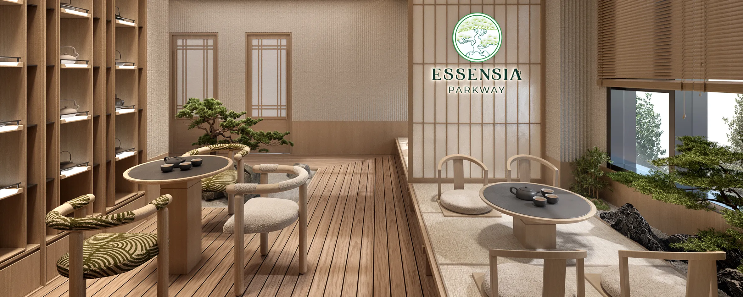 Onsen clubhouse & Yamaki park